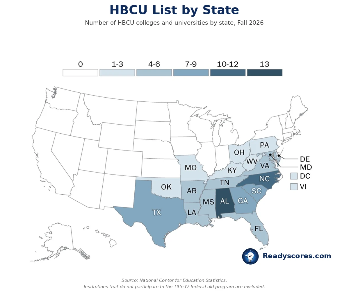 Hbcu list by state